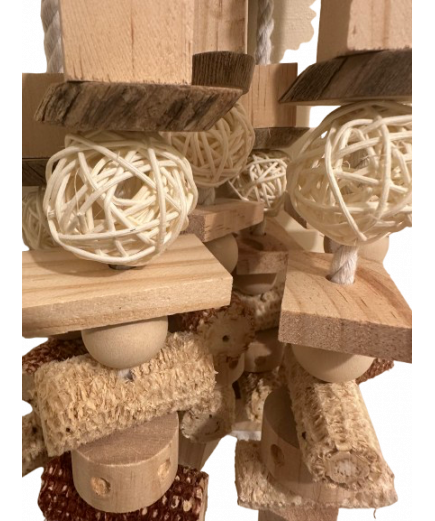 Parrot-Supplies Natural Coconut & Corn Celebration XL Parrot Toy Parrot-Supplies Natural Coconut & Corn Celebration XL Parrot Toy